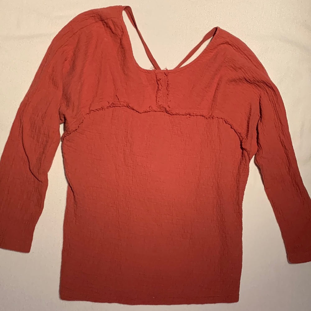 Urban Outfitters Saturday Sunday brand stylish rust shirt